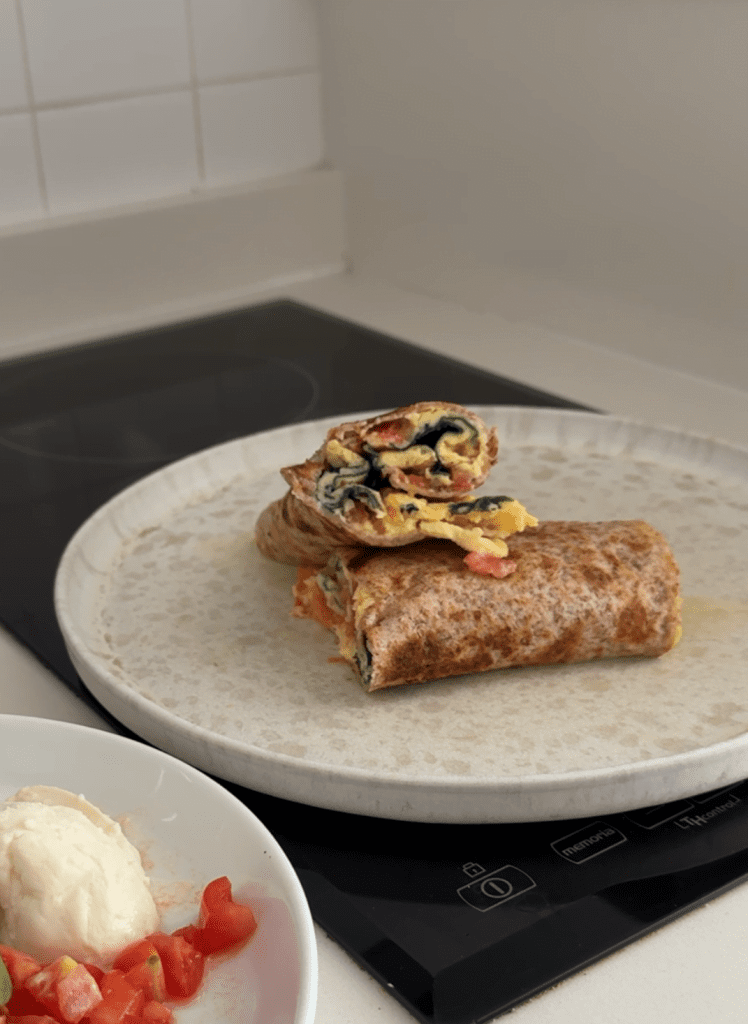wrap integral con tortilla