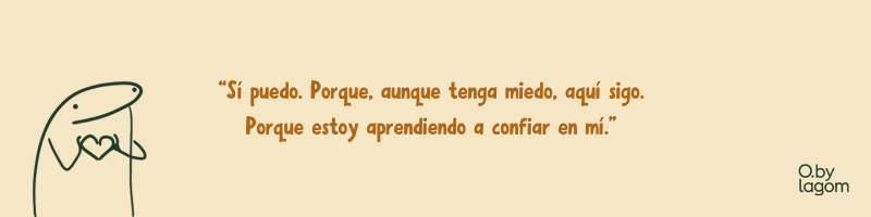 Frase para confiar en uno mismo